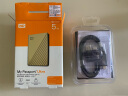 西部数据（WD）5TB 移动硬盘 type-c Ultra系列 2.5英寸 金 机械硬盘 笔记本电脑外接加密兼容Mac 大容量家庭存储 实拍图