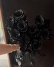 情之诺厄瓜多尔进口黑玫瑰花束同城配送花店高端鲜花速递北京上海广州 10枝厄瓜多尔进口黑玫瑰礼盒 实拍图
