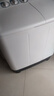 美的（Midea）洗衣机半自动双桶 MP8DS136 8kg大容量半自动洗衣机 二级能效 双桶双缸 以旧换新 家电国家补贴 实拍图
