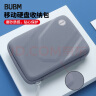 BUBM 移动硬盘包2.5英寸通用数据线收纳盒U盘手机U盾充电宝保护套数码配件防震包 BM010D1011-A 香芋紫 实拍图