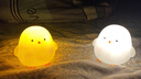 卡通小鸡仔小夜灯高颜值卧室可爱装饰发光玩具儿童生日分享小礼物 皇冠小鸡仔/黄色 实拍图