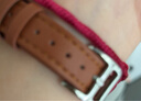 MSSM适用苹果手表表带apple watch手表小蛮腰真皮女表带iwatch S11/ultra3/S10/9/SE3 浅棕44/45/46/49 实拍图