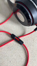 trendsetter适用BEATS耳机线音频线原装solo3/2录音师studio/2/3/mixr/PRO头戴式蓝牙耳机线控带麦连接线黑红 实拍图