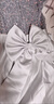 衣诺坊儿童礼服女童长裙演出服主持人表演舞蹈裙 灰色：缎摆长裙 150cm 实拍图