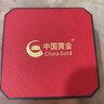 中国黄金（CHINA GOLD）黄金耳钉女足金圆珠耳钉小金豆耳饰七夕情人节礼物送女友老婆 约3mm磨砂圆珠耳钉一对约0.38克 实拍图