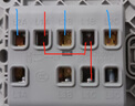 德力西(DELIXI)开关插座面板 CD815系列 三联三开双控开关 QSE863K2 实拍图