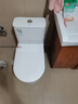 JJO德国家用马桶8.0大口径大冲力座便器防堵速冲虹吸坐便器抽水马桶 领先款纯白-防溅水-实心冻裂包赔 400坑距【管中离墙400mm以上】 实拍图