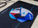罗技（G）G502 HERO 主宰者 电竞游戏鼠标 有线鼠标 RGB炫彩灯光  机械配重竞技FPS吃鸡宏cf吃鸡鼠标 G502HERO+蓝白贴纸 实拍图