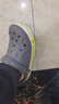卡骆驰crocs洞洞鞋贝雅卡骆班轻便耐磨一脚蹬休闲鞋|205089 石板灰/青柠绿-0GX 40 (250mm) 实拍图