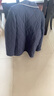 美标新款三层加厚夹棉纯棉睡衣套装男秋冬保暖可外穿全棉软棉棉家居服 正装蓝（针织加厚夹棉） XL (175) 实拍图