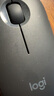 罗技（Logitech）时尚系列 PEBBLE鼠标 无线蓝牙鼠标 办公静音鼠标 女性鼠标对称鼠标 鹅卵石造型 石墨黑 实拍图