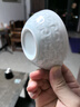 苏氏陶瓷（SUSHI CERAMICS）影青浮雕功夫茶杯三件套芭蕉杯牡丹杯菊瓣杯泡茶陶瓷个人杯主人杯 实拍图