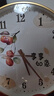 Tazxin挂钟现代简约时钟挂墙静音客厅表轻奢高端新款免打孔石英钟表装饰 事事如意 12英寸 30厘米 实拍图
