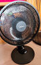 美的电风扇台扇家用大风量清新空气办公室卧室宿舍摇头扇轻音空调伴侣 FGAU30D 广角远距【黑色经典款】 实拍图