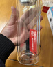 富光 男女士双层玻璃杯 高硼硅玻璃304茶隔水杯子 带茶隔泡茶杯500ml 实拍图