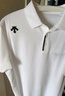 DESCENTE迪桑特TRAINING综训UPF50+防晒男士短袖POLO衫夏季 WT-Bright White Tpg L (175/96A) 实拍图