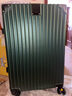 箱君行旅行李箱铝框密码箱拉杆箱大容量万向轮结实耐用学生高颜值旅行箱 墨绿色 （加厚箱体+双密码锁扣） 26英寸 （大学生推荐） 实拍图