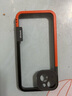 帝仕信 【散热无背板】适用苹果14手机壳13promax新款iphone12Pro简约撞色15Promax防摔保护套 【纯边框撞色】黑+橙 iPhone 13 实拍图