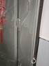 CLCEY卧室空调门帘夏季挡风隔热防冷气免打孔家用透明厨房防油烟隔断帘 【夏凉盾】透明灰色【超清透亮+防走冷+全磁条】 宽85*高200cm 实拍图