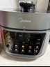 美的（Midea）浓香电压力锅健康0涂层钢胆高压锅5L双胆家用智能预约触控煲汤炖肉煮饭饭煲MY-C552N自动排气4-6人 实拍图