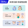 澳贝（auby）婴幼儿童玩具牙胶手摇铃新生儿礼盒+兔子安抚巾毛绒玩偶满月礼物 实拍图
