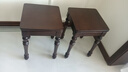 一具一家美式全实木凳子可叠放椅子家用餐厅全核桃原木小矮凳板凳客厅方凳 全实木小凳子1把 实拍图