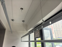 金贵夫人 晾衣架升降阳台三杆手摇晾衣杆手动室内晒衣架家用凉衣架 冰川银 2.4m 三杆 【高硬度碳钢】圆杆 实拍图