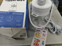 特百惠（Tupperware）大肚杯1.1L塑料杯女士学生夏季运动水杯子大容量双饮带吸管棉花白 实拍图