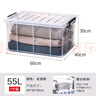 JEKO&JEKO特耐斯直角收纳箱透明玩具衣服储物箱整理箱搬家打包箱55L 3只装 实拍图