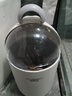 五月花网红垃圾桶滑盖式7L白色带盖气压吸附桶免手铺家用厨房卫生间卧室 实拍图