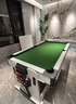 SZX成人标准4合1游戏桌 家庭商用台球乒乓球冰球黑8式室内球厅娱乐桌 7尺4合1-213*111*81cm-白桌+绿布 实拍图