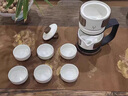 拉普尼司 LAPUNES陶瓷半自动功夫茶具套装懒人泡茶神器家用喝茶防烫泡茶壶茶杯礼盒 妙颜自动茶具套装【禅风白】 精美礼盒装 实拍图