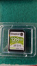 金士顿（Kingston）128GB SD存储卡 U3 V30 相机内存卡 sd卡大卡 支持4K 高速连拍 读速100MB/s 写速85MB/s 实拍图