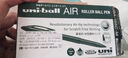 uni三菱 uni-ball AIR黑科技黑色中性笔高颜值0.5黑笔签字笔商务直液式水笔水性笔 UBA-188C 12支 实拍图