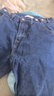 真维斯（JEANSWEST）牛仔裤女夏季薄款高腰阔腿百搭显瘦直筒拖地裤子女深蓝薄款XL 实拍图