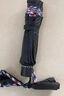 天堂 加大雨伞三折 晴雨两用商务伞经典格纹10骨大雨伞男女 藏青 实拍图