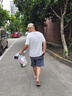 特步短裤男五分裤夏装新款宽松运动裤透气速干裤跑步健身男裤子 珍珠灰-0207 L 实拍图