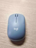 罗技（Logitech）M221 轻音鼠标 无线鼠标 办公鼠标 对称鼠标 带无线微型接收器 雾霭蓝 实拍图