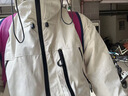 保威特犀牛（POVOTE）冲锋男女衣服春秋2025连帽新款防风防水潮流 J91象牙白 XL 【120-135斤】 实拍图