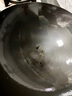 福言记传统老式铁锅炒锅无涂层炒菜不粘锅家用圆底燃气灶锅具适用 34cm有耳炒锅（单锅） 34cm 实拍图