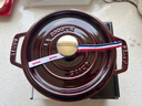 珐宝（staub）法国进口珐琅铸铁锅双耳煲汤锅煎炒锅石榴红18cm 1004203 实拍图