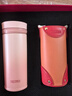 膳魔师（THERMOS）保温杯女士口红杯学生水杯不锈钢杯子精美礼盒生日礼物TCNO 【蜜桃乌龙】附带原装杯套 260ml 实拍图