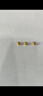 喜上眉梢黄金光面金珠999足金散珠3D硬金抛光面转运珠路路通情侣 3mm 光面转运珠约十颗 1g 实拍图
