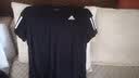 阿迪达斯（adidas）T恤男 2026夏季新款运动服健身训练休闲时尚舒适圆领短袖体恤上衣 黑色/三叶草/现货速发 M (175/96A) 实拍图