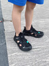 安踏儿童运动鞋男大童2025夏季透气抽绳一脚蹬溯溪沙滩鞋A12526901 实拍图
