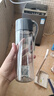 全格Tritan简约随手杯运动水杯学生办公室轻巧便携耐热单手开盖运动杯 岩石灰620ml 实拍图