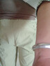 皮尔卡丹（pierre cardin）2025春夏新款纯棉长裤高腰直筒弹力中年老年女裤松紧腰运动休闲裤 卡其色 4XL :建议138-150斤 实拍图