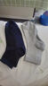北极绒（Bejirog）春夏季薄款男袜纯色透气商务针织袜子男士网眼 随机色 1双 均码 实拍图