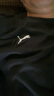 彪马（PUMA）纯色宽松短袖T恤男女情侣款新款夏季运动上衣 690409 黑色-01 L (180/100A) 实拍图