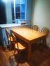 南之安 (顺丰速发)餐桌全实木餐桌椅组合6人长方小户型简约橡胶木长方桌 茶 色 1.3m *0.8 单独餐桌全实木 实拍图